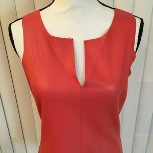 Guess Sleeveless leather top